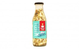 Nutty Yogi Crunchy Caramel Coconut Surprise Muesli  Glass Bottle  250 grams